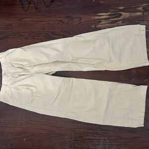 Levi's Women's Cream Wide-Leg Trousers